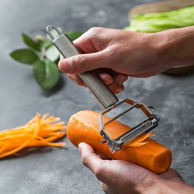 Vegetable Peeler Stainless Steel Kitchen Potato Peeler Metal Grater | Karnz