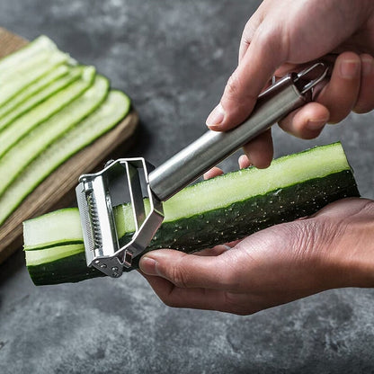 Vegetable Peeler Stainless Steel Kitchen Potato Peeler Metal Grater | Karnz