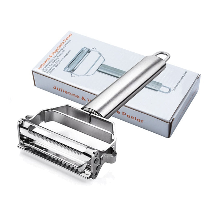 Vegetable Peeler Stainless Steel Kitchen Potato Peeler Metal Grater | Karnz
