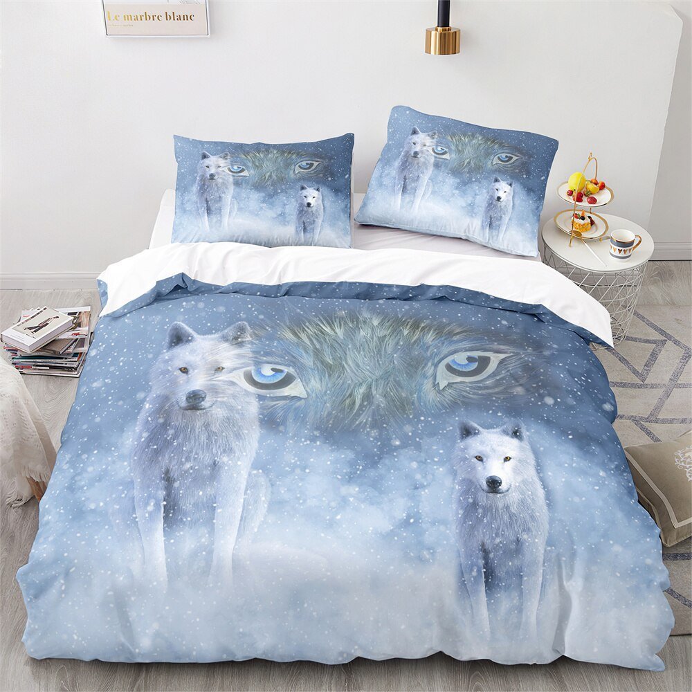 Soft Kids Duvet Cover Wolf – Strength and Safety in Sleep Kalsten