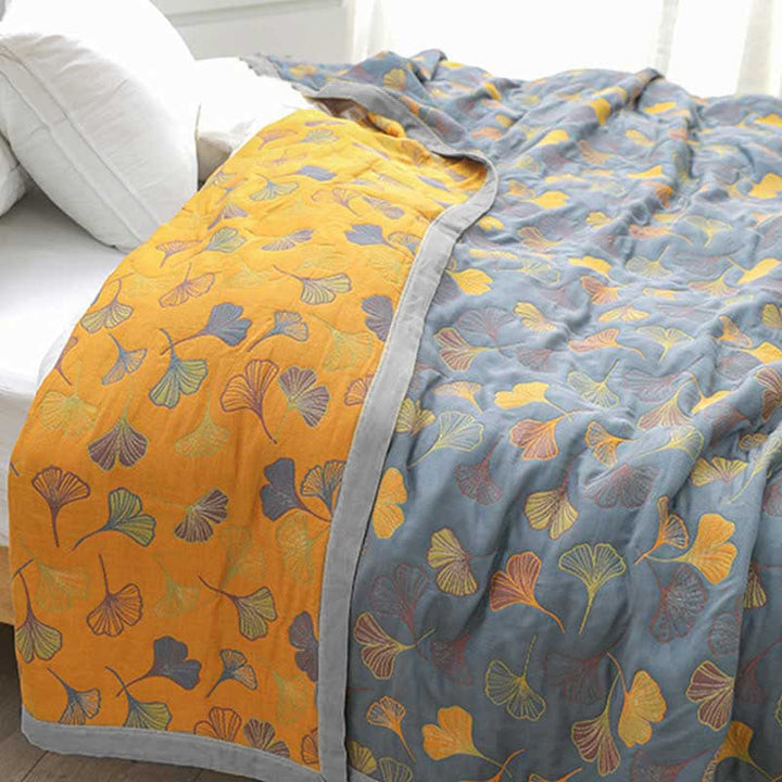 Luxurious Duvet with Elegant Leaf Pattern – Premium Cotton Kalsten