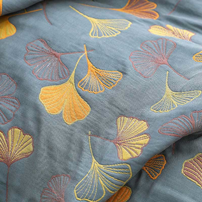 Luxurious Duvet with Elegant Leaf Pattern – Premium Cotton Kalsten