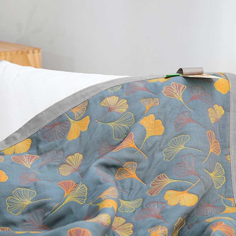 Luxurious Duvet with Elegant Leaf Pattern – Premium Cotton Kalsten