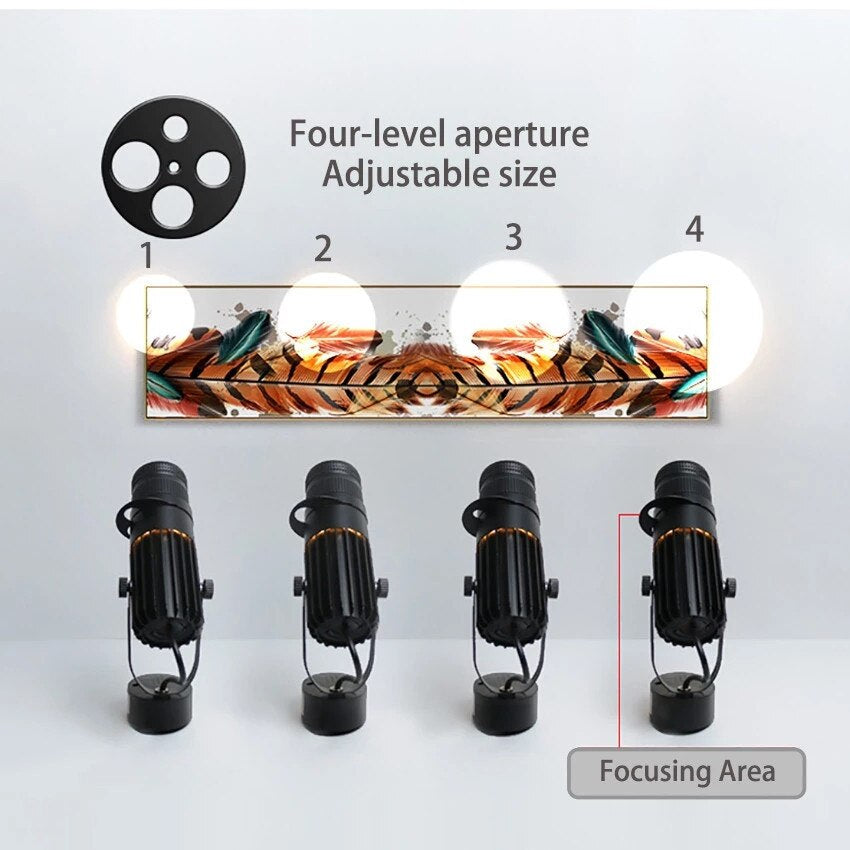 Adjustable LED Branch Aluminium Spotlights