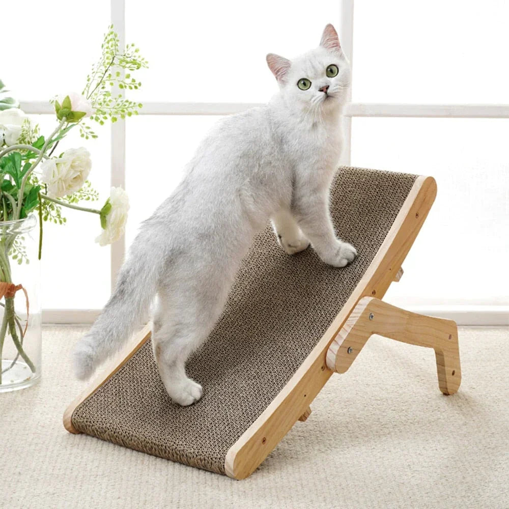 Adjustable Wooden Cat Lounger Bed