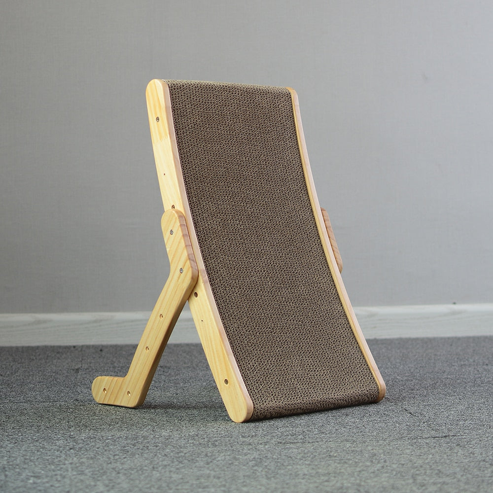 Adjustable Wooden Cat Lounger Bed