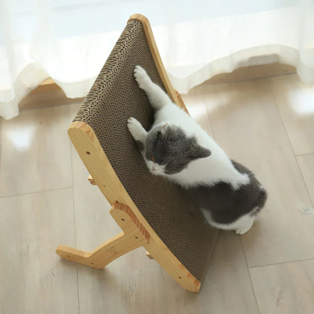 Adjustable Wooden Cat Lounger Bed