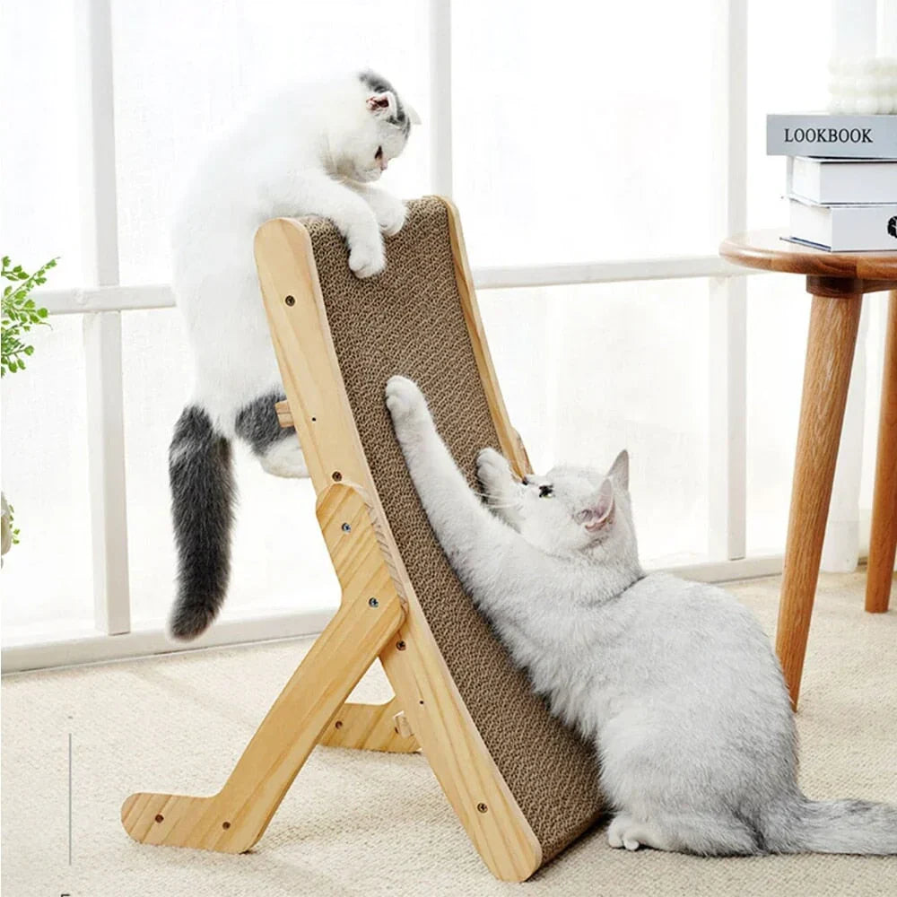 Adjustable Wooden Cat Lounger Bed