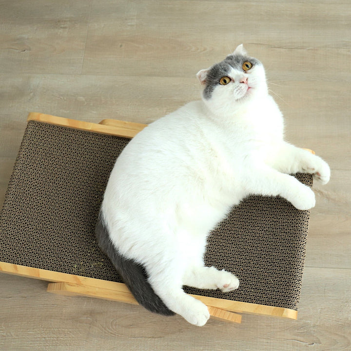 Adjustable Wooden Cat Lounger Bed
