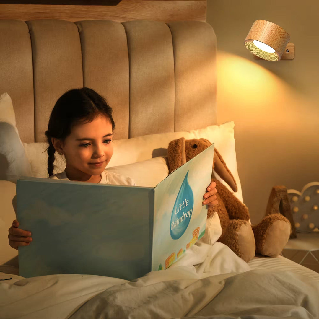 Rechargeable Battery Wall Lamp – 360° Adjustable