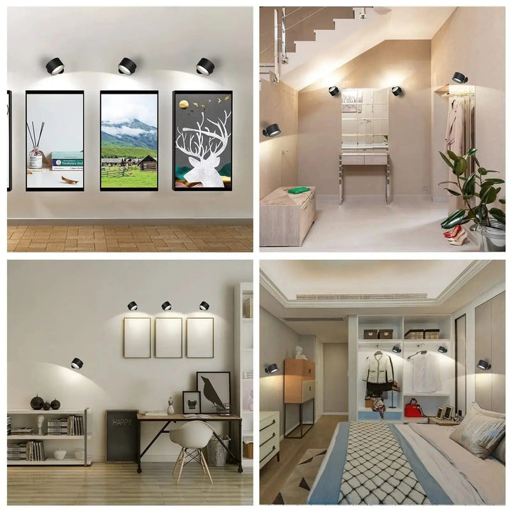 Rechargeable Battery Wall Lamp – 360° Adjustable