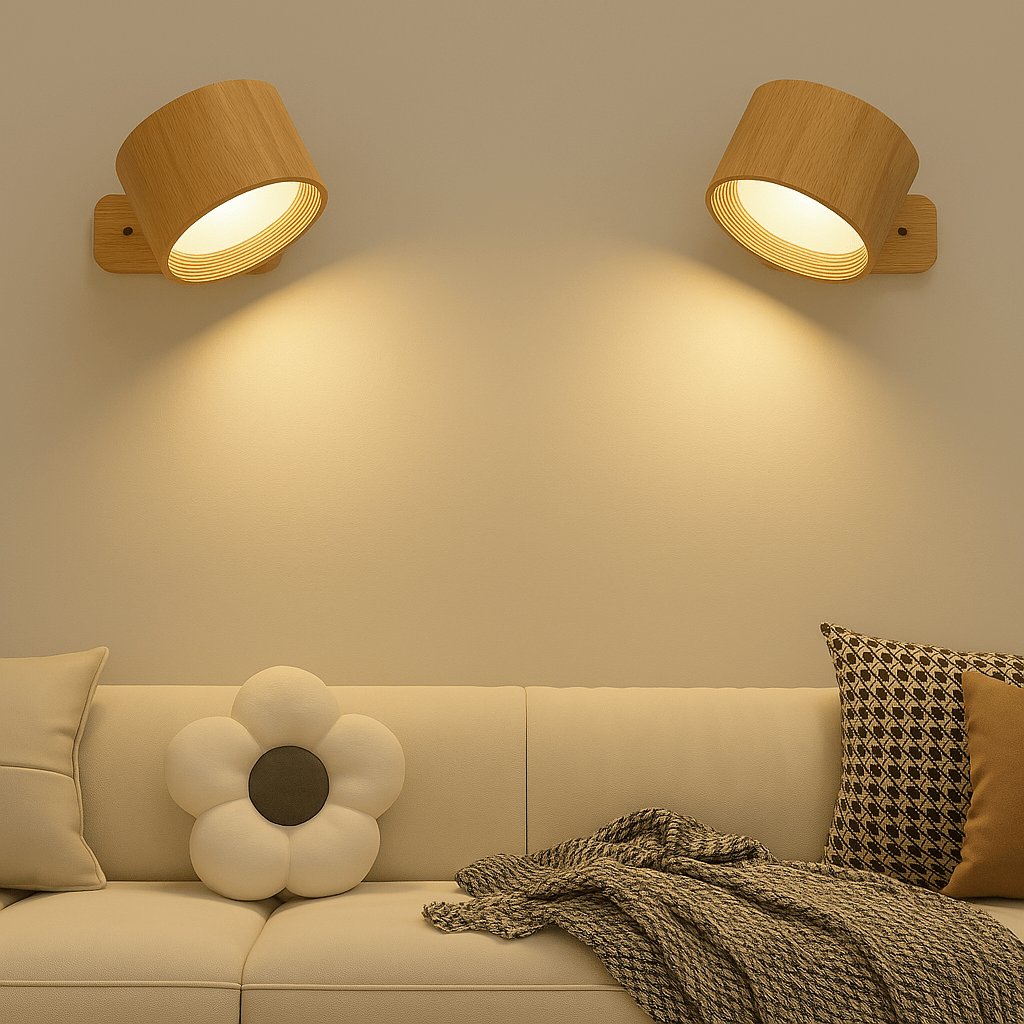 Rechargeable Battery Wall Lamp – 360° Adjustable
