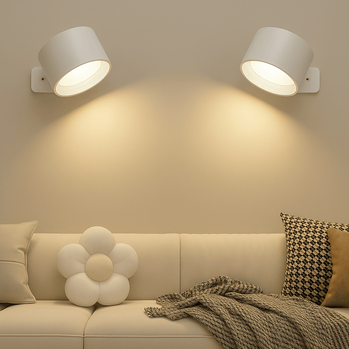 Rechargeable Battery Wall Lamp – 360° Adjustable
