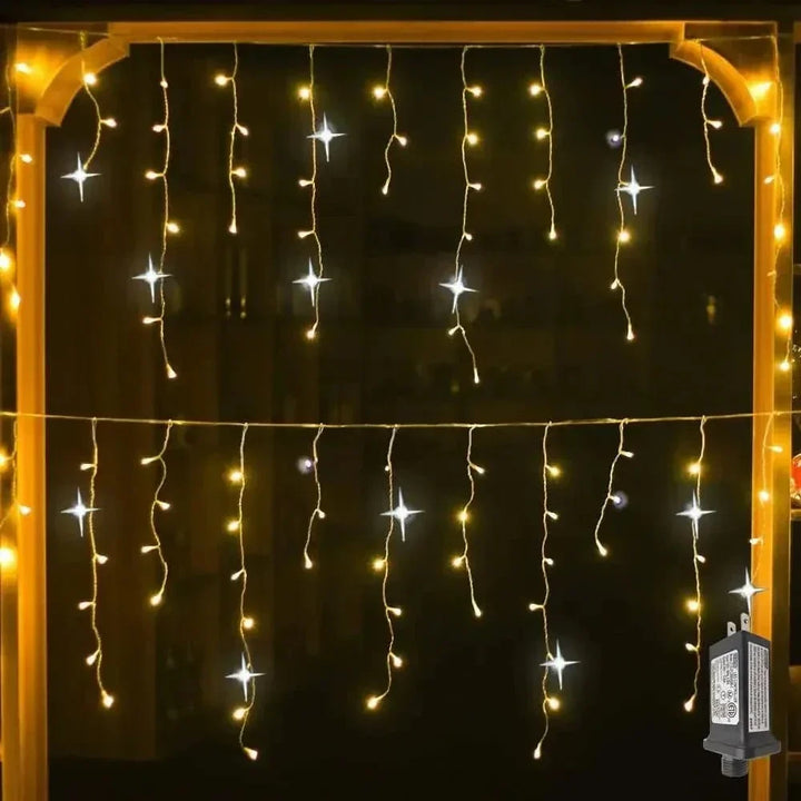 Icicle LED Christmas Lights
