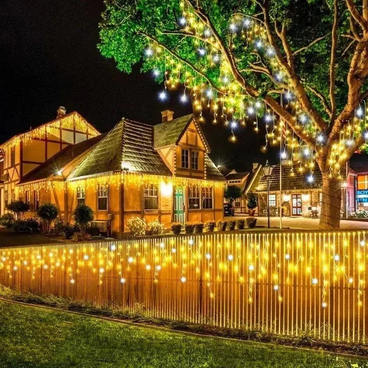 Icicle LED Christmas Lights