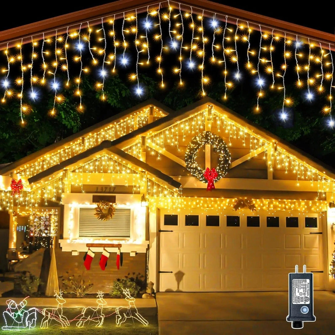 Icicle LED Christmas Lights