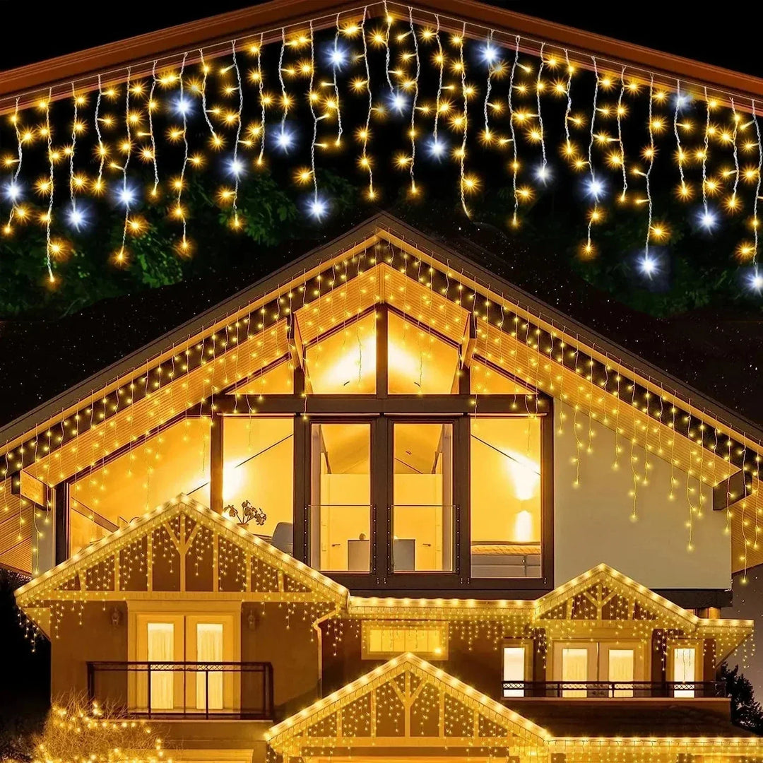 Icicle LED Christmas Lights