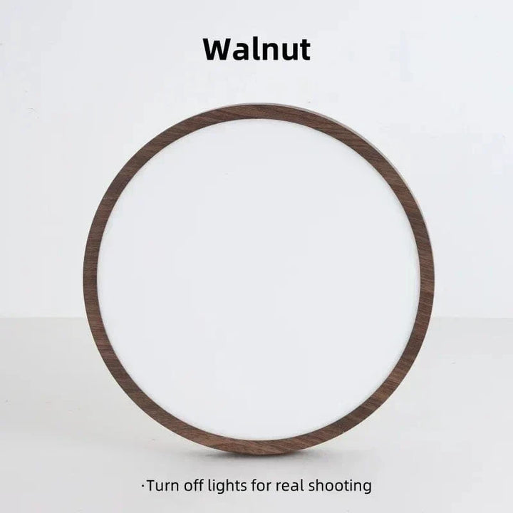 Ultrathin Wood-Design LED Ceiling Lamp