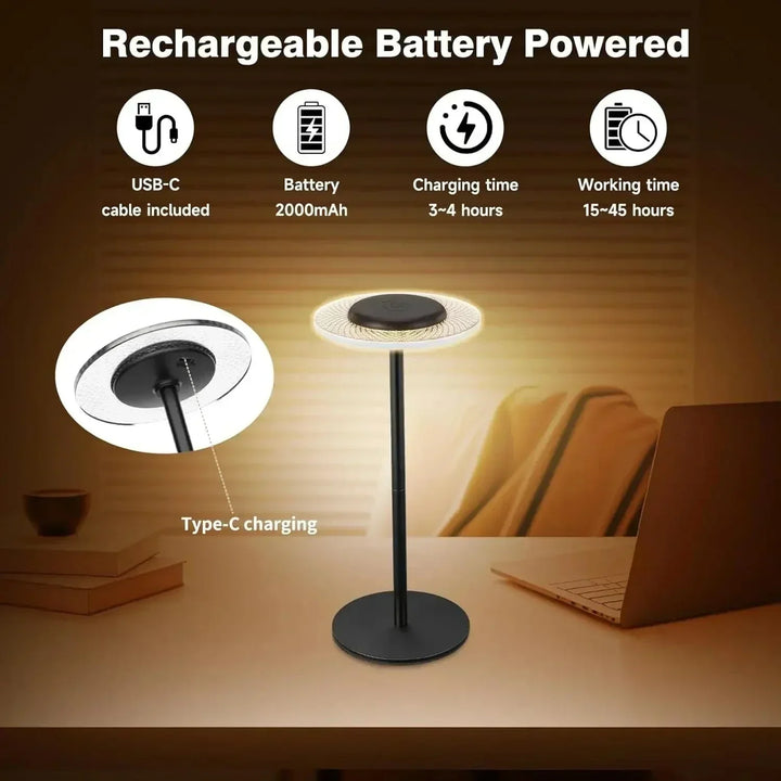 Intelligent RGB Table Lamp | Rechargeable LED Table Light | Kalsten