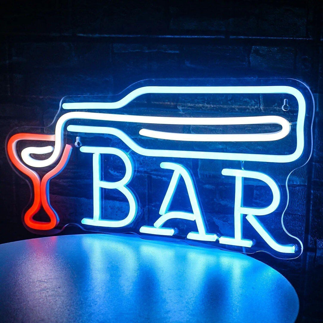 CocktailGlow Wall Sign - LED Neon Sign Party Decorative Nightclub Wall Sign Light | Kalsten