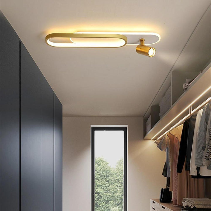 Spotlight Rectangles Metal Modernist Style Design Flush Mount Lighting LED Ceiling Light | Kalsten