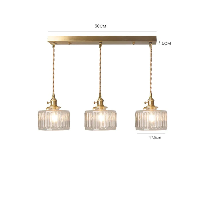 Kalsten | Vintage Crystal Pendant Light - Celeste