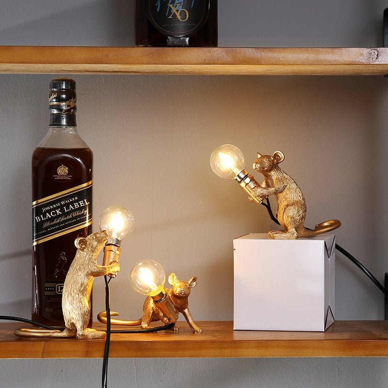 Vintage Mouse LED Table Lamp | Kalsten