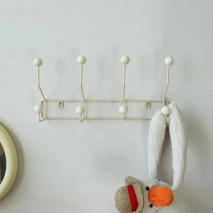 Vintage Metal Coat Hook Set - Classic Coat Rack for Coats and Accessories