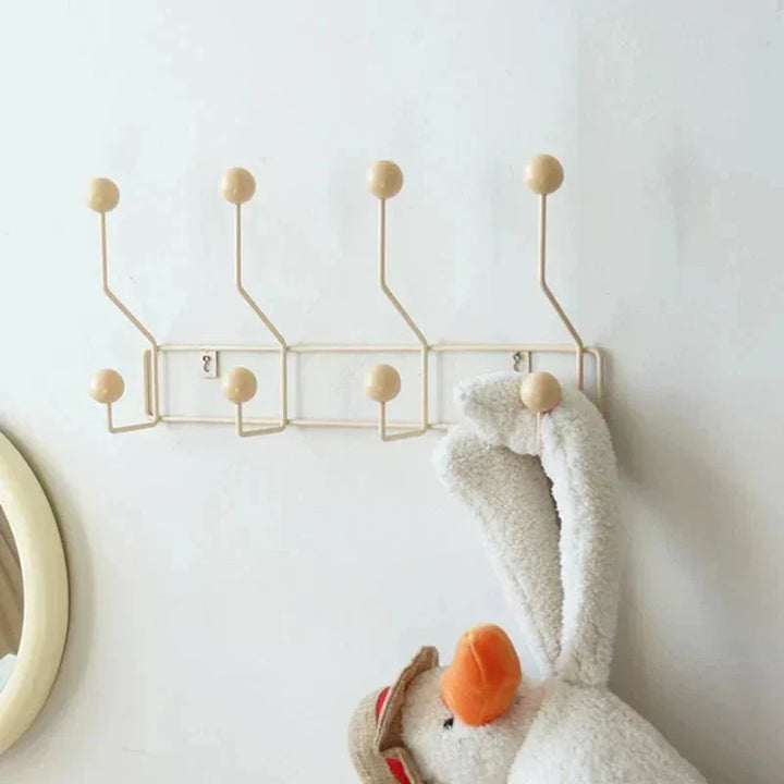Kalsten | Vintage Coat Hooks Metal Set - Classic Wardrobe for Coats and Accessories