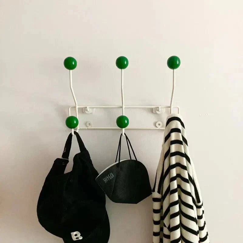 Kalsten | Vintage Coat Hooks Metal Set - Classic Wardrobe for Coats and Accessories