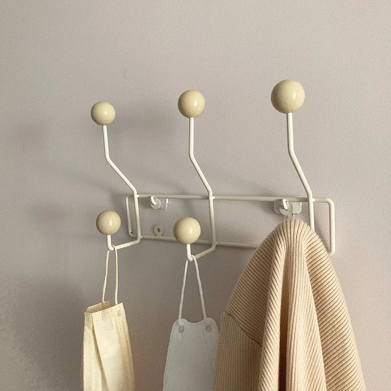 Kalsten | Vintage Coat Hooks Metal Set - Classic Wardrobe for Coats and Accessories