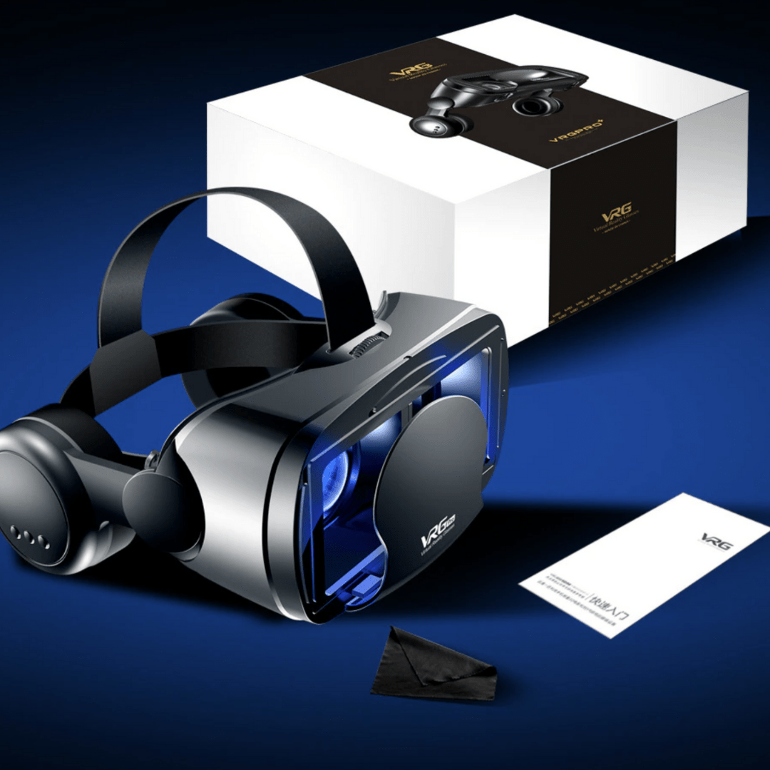 Kalsten | VISIAX – 3D VR glasses with headphones & controller