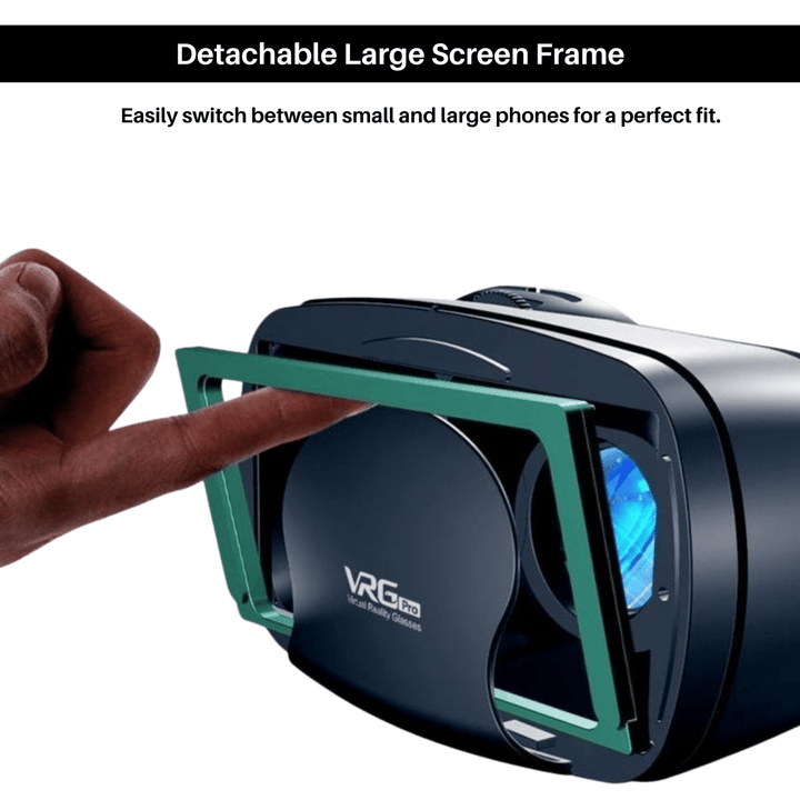 Kalsten | VISIAX – 3D VR glasses with headphones & controller