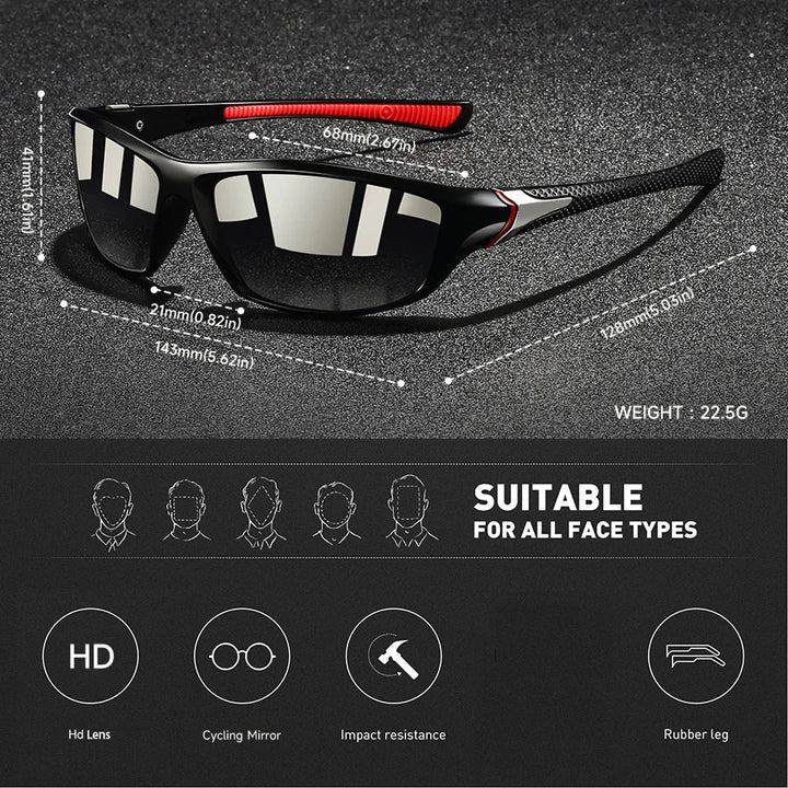 Kalsten |  Polarized Wraparound Sunglasses