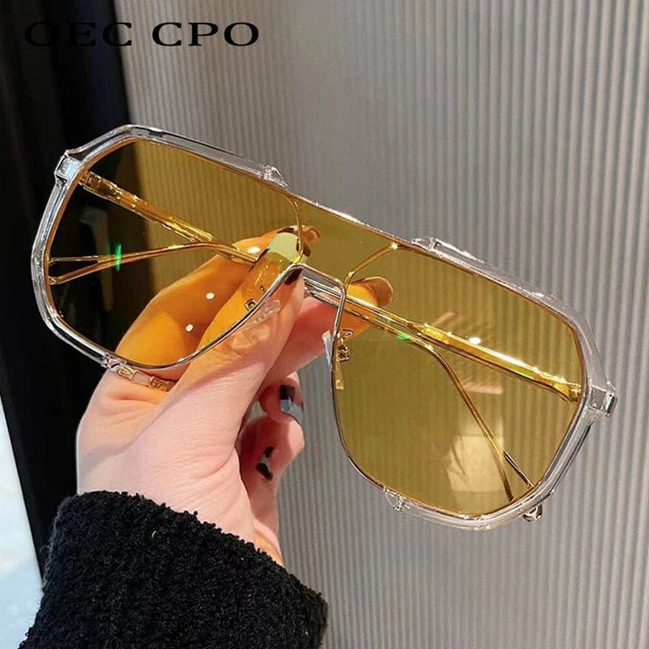 Kalsten | VOGUEVIEW SHADES – Oversized Square Sunglasses with UV400 & Photochromic Lenses