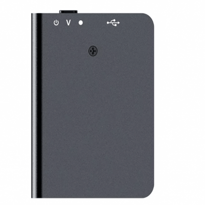 Compact, voice-activated digital voice recorder