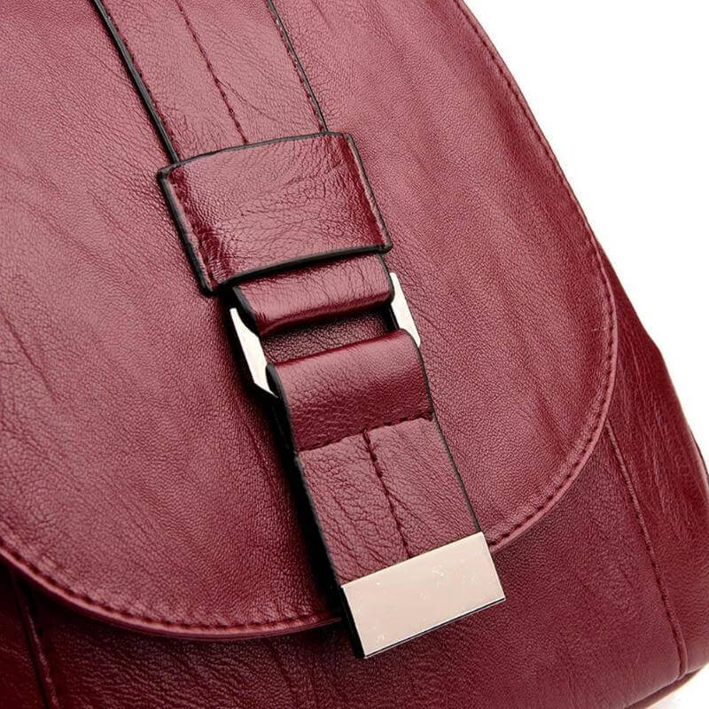 Premium Water-Resistant Leather Backpack for Women | Kalsten