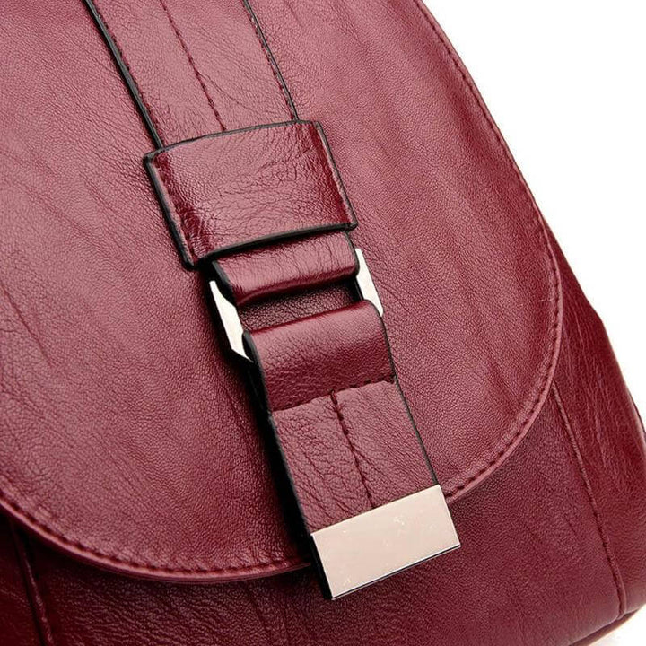 Premium Water-Resistant Leather Backpack for Women | Kalsten