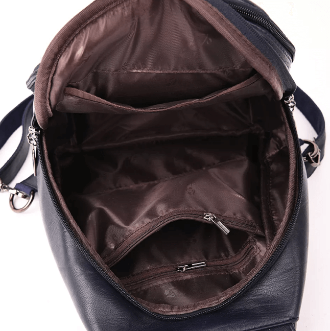 Premium Water-Resistant Leather Backpack for Women | Kalsten