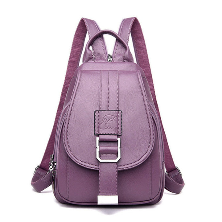 Premium Water-Resistant Leather Backpack for Women | Kalsten