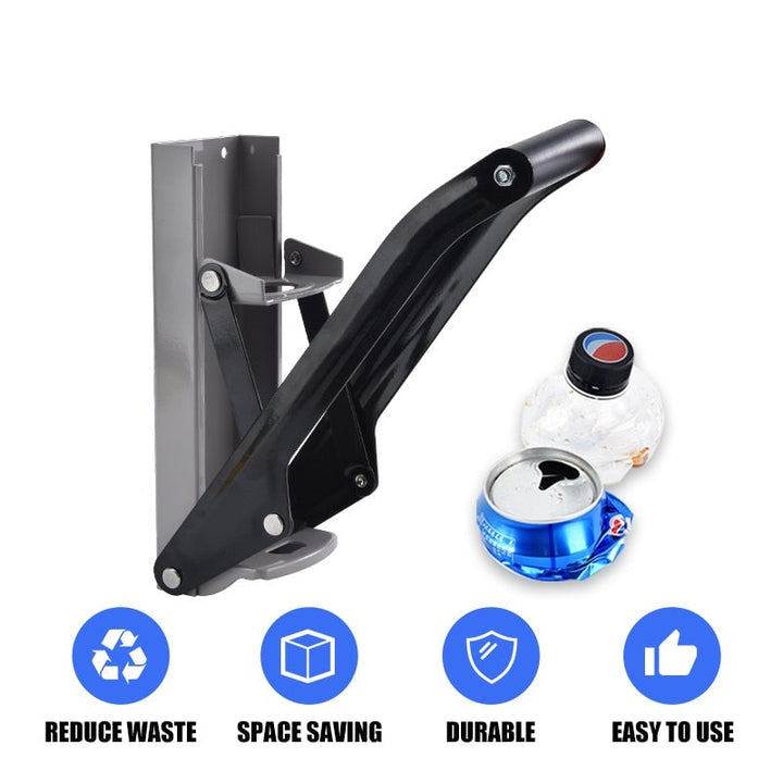 Wall-Mounted Metal Commercial Can Crusher with Bottle Opener | Kalsten