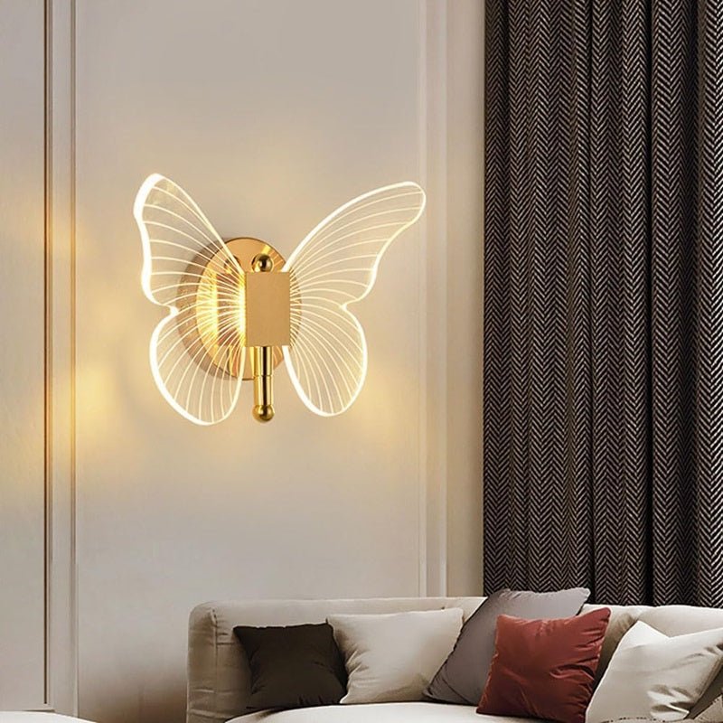 FloraVyne LED Wall Light – Butterfly-shaped design lamp with 3 light modes energy-saving and elegant | Kalsten