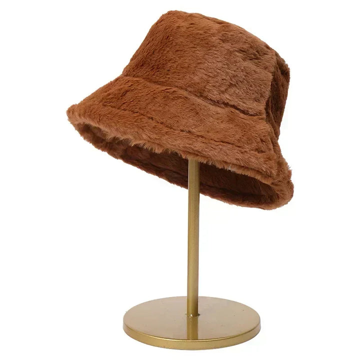 Kalsten | Women’s Faux Rabbit Fur Autumn Bucket Hat – Lorna