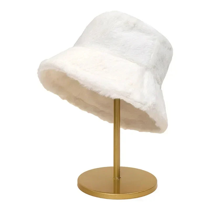 Kalsten | Women’s Faux Rabbit Fur Autumn Bucket Hat – Lorna