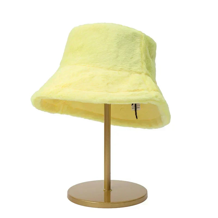 Kalsten | Women’s Faux Rabbit Fur Autumn Bucket Hat – Lorna