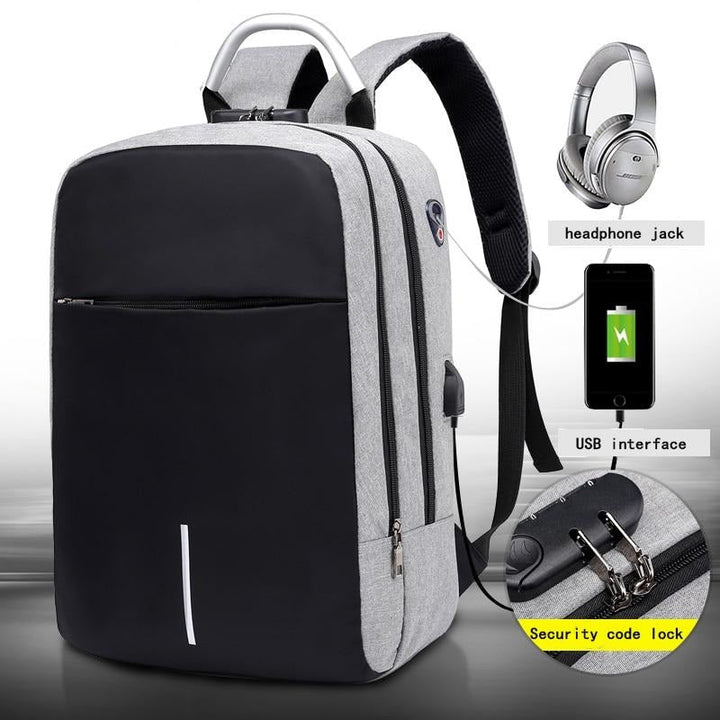 Water-Resistant Anti-Theft Backpack with USB Charging Port – SafeCarry | Kalsten