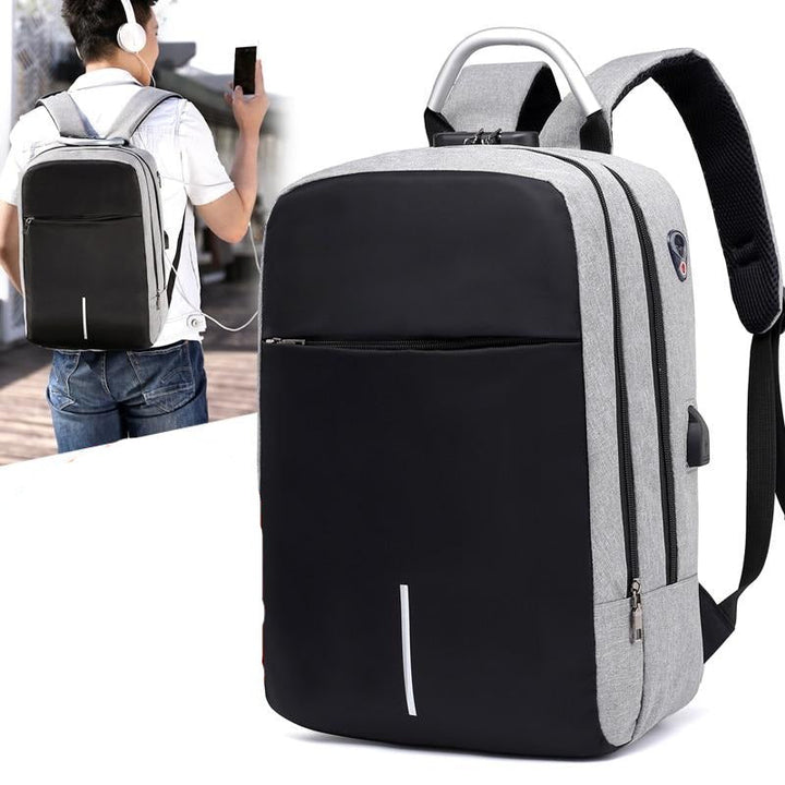 Water-Resistant Anti-Theft Backpack with USB Charging Port – SafeCarry | Kalsten