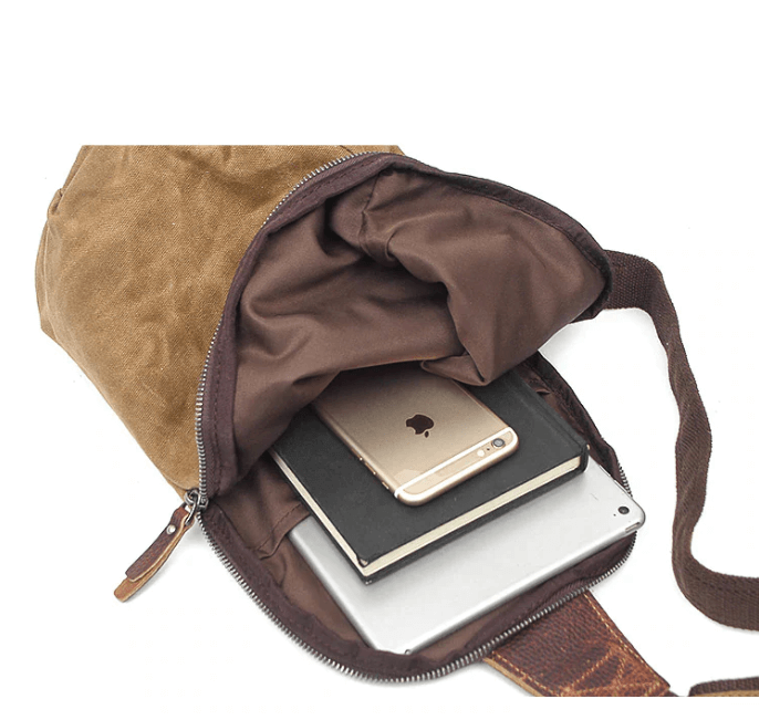 Water-Resistant Canvas Crossbody Bag with Anti-Theft Pocket – MultiWear | Kalsten