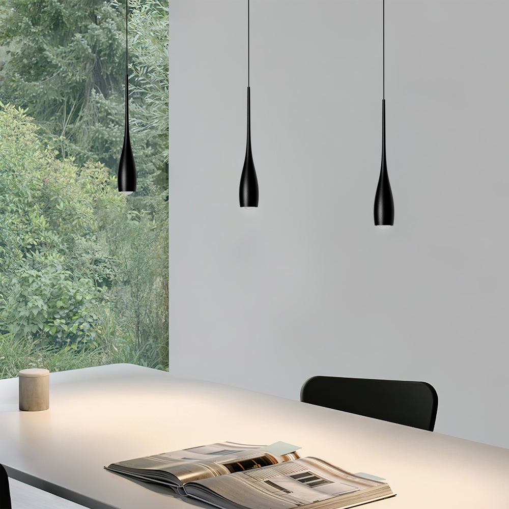 Pendant Light Aluminum 12W 11.8 in Adjustable Modern Dining Room Bedroom Kitchen Ceiling Lamp | Kalsten