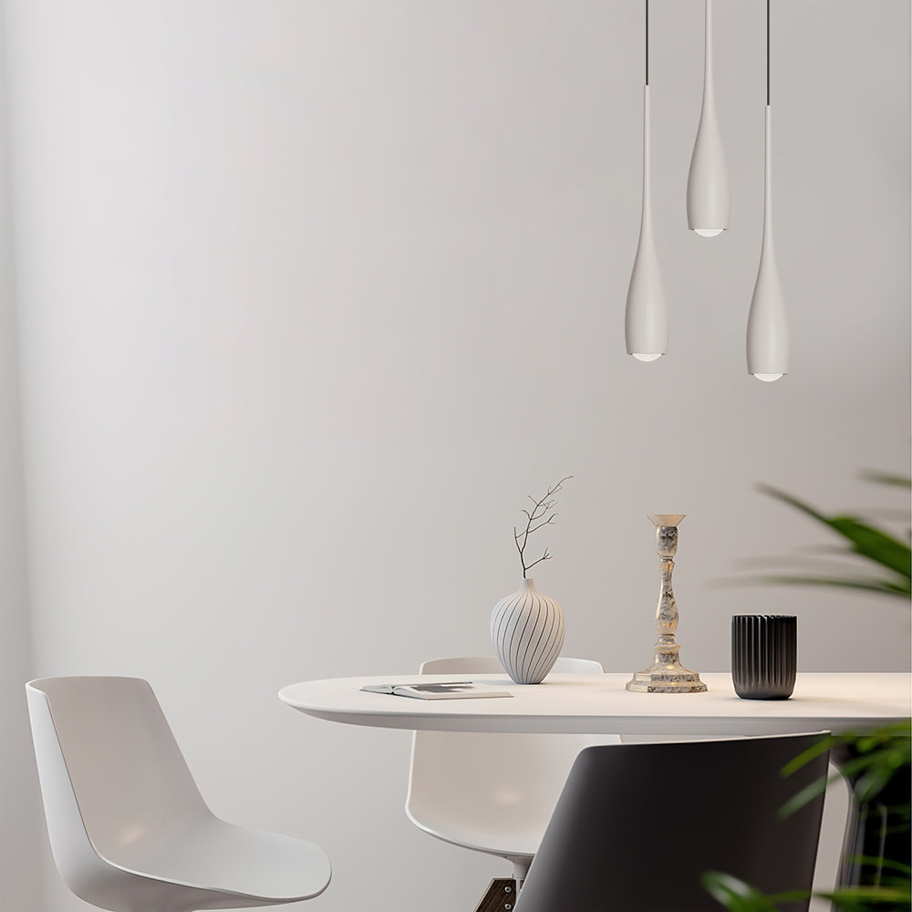 Pendant Light Aluminum 12W 11.8 in Adjustable Modern Dining Room Bedroom Kitchen Ceiling Lamp | Kalsten